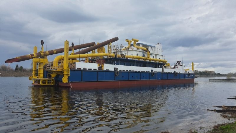 ФБУ "Администрация "Севводпуть" получила второй земснаряд из серии строящихся судов дноуглубительного флота проекта 4395