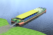 РЦПКБ «Стапель» согласовало проектную документацию на переоборудование баржи  пр. 1831ВМ в пассажирское судно 