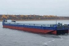 На Самусьском ССРЗ спустили на воду седьмую баржу пр. RDB 66.68М