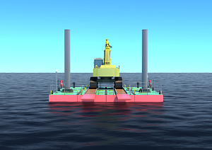 Несамоходный плавучий понтон проекта RDB 66.60 