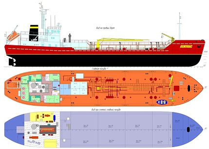 Проект переоборудования нефтеналивного судна пр. 610 в соответствии с требованиями Международных конвенций без подъема палубы (проект Р5321)